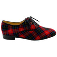 Load image into Gallery viewer, Christian Louboutin Red Tartan Fred Oxfords