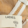 Load image into Gallery viewer, Fabiana Filippi Tan / White Striped Cotton Blazer