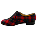 Load image into Gallery viewer, Christian Louboutin Red Tartan Fred Oxfords