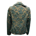 Load image into Gallery viewer, Karl Lagerfeld Vintage Green / Gold Metallic Jacquard Jacket