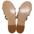 Load image into Gallery viewer, Casadei Honey Topaz Satin Stratosphere Sandals