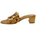 Load image into Gallery viewer, Gianvito Rossi Mekong Gold Leather Amalfi 85 Sandals