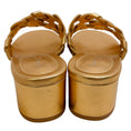 Load image into Gallery viewer, Gianvito Rossi Mekong Gold Leather Amalfi 85 Sandals