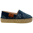 Load image into Gallery viewer, Etro Dark Blue Floral Denim Espadrilles