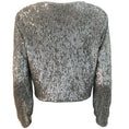 Load image into Gallery viewer, St. John Silver Sequin Cropped Jacket