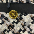 Load image into Gallery viewer, Edward Achour White / Black Tweed Jacket
