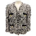 Load image into Gallery viewer, Edward Achour White / Black Tweed Jacket