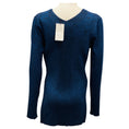 Load image into Gallery viewer, Proenza Schouler Blue Melange Rib V-Neck Top