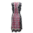 Load image into Gallery viewer, Peter Pilotto Black Multi Printed Sleeveless Silk Midi Dress