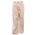 Load image into Gallery viewer, Burberry Pale Pink Logo Patch Flared Cotton Jeans