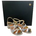 Load image into Gallery viewer, Laurence Dacade Silver / Gold Metallic Janet Sandals