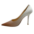 Load image into Gallery viewer, Jimmy Choo Caramel Mix Degrade 100 Patent Leather Pumps
