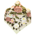 Load image into Gallery viewer, Chanel Vintage Light Lime Green / Pink Multi Camellia Print Square Silk Twill Scarf
