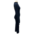 Load image into Gallery viewer, Acne Studios Navy Blue Kennice Long Sleeved Ribbed Knit Midi Dress