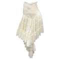 Load image into Gallery viewer, Loewe Off-White Ruffled Asymmetric Mini Skirt