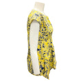 Load image into Gallery viewer, Jil Sander Yellow / Blue Printed Cotton Top