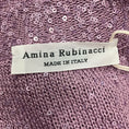 Load image into Gallery viewer, Amina Rubinacci Lilac Sequined Silk Knit Cardigan Sweater
