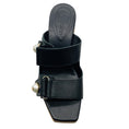 Load image into Gallery viewer, Jimmy Choo Black Fayence 95mm Leather Platform Sandals
