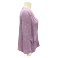 Load image into Gallery viewer, Amina Rubinacci Lilac Sequined Silk Knit Cardigan Sweater