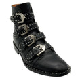 Load image into Gallery viewer, Givenchy Black Leather Silver Studded Biker Boots