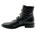 Load image into Gallery viewer, Givenchy Black Leather Silver Studded Biker Boots