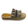 Load image into Gallery viewer, See by Chloe Beige Mollie Linen Rhinestone Espadrille Sandals