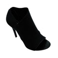 Load image into Gallery viewer, Balenciaga Black Stretch Open Toe Booties