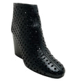 Load image into Gallery viewer, Hermes Black Leather Milady Laser Cut Booties