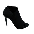 Load image into Gallery viewer, Balenciaga Black Stretch Open Toe Booties