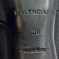 Load image into Gallery viewer, Balenciaga Black Stretch Open Toe Booties