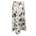 Load image into Gallery viewer, Erdem White Victorine Penrose Jouy Denim Printed Denim Midi Pencil Skirt