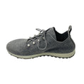 Load image into Gallery viewer, Jimmy Choo Grey Veles Pearl Embellished Knit Low Top Sneakers