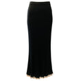 Load image into Gallery viewer, Proenza Schouler Black Silk / Cashmere Knit Midi Skirt