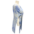 Load image into Gallery viewer, Michael Kors Collection Cornflower Tie-Dye Cashmere Knit Over the Shoulders Sweater