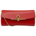 Load image into Gallery viewer, Salvatore Ferragamo Red Leather Mini Gancini Bag