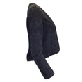 Load image into Gallery viewer, Akris Charcoal Grey Boucle Knit Wool and Alpaca Knit Jacket
