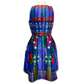 Load image into Gallery viewer, Peter Pilotto Blue Multi Silk Mikado Circle Dress