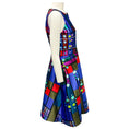 Load image into Gallery viewer, Peter Pilotto Blue Multi Silk Mikado Circle Dress