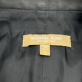 Load image into Gallery viewer, Michael Kors Collection Black Leather Moto Vest