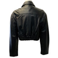 Load image into Gallery viewer, Iro Black Leather Castilli Moto Jacket