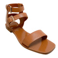Load image into Gallery viewer, Laurence Dacade Brown Danny Flat Ankle Strap Sandals