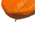 Load image into Gallery viewer, Balenciaga Pop Orange Croc Embossed Leather Le Cagole XS Shoulder Bag