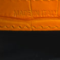 Load image into Gallery viewer, Balenciaga Pop Orange Croc Embossed Leather Le Cagole XS Shoulder Bag
