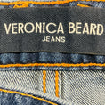 Load image into Gallery viewer, Veronica Beard Jeans Stoned Bright Blue Kasey Embellished Mid Rise Wide Leg Jeans