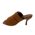 Load image into Gallery viewer, Gia Borghini Coffee Brown Selva Quilted Padded Mule Pumps