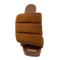Load image into Gallery viewer, Gia Borghini Coffee Brown Selva Quilted Padded Mule Pumps