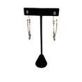 Load image into Gallery viewer, Louis Vuitton Gold / Silver / Rose Gold Monogram 14K Gold Hoop Earrings