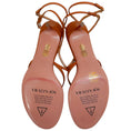 Load image into Gallery viewer, Aquazzura Tobacco Leather Baia 65 Sandals