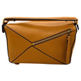 Load image into Gallery viewer, Loewe Tan Grained Calfskin Leather Puzzle Shoulder Bag