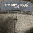 Load image into Gallery viewer, Veronica Beard Jeans Black Washed Onyx Crosbie High Rise Wide Leg Jeans with Tonal Embroidery